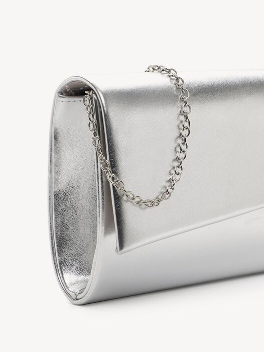Clutch, silver, hi-res