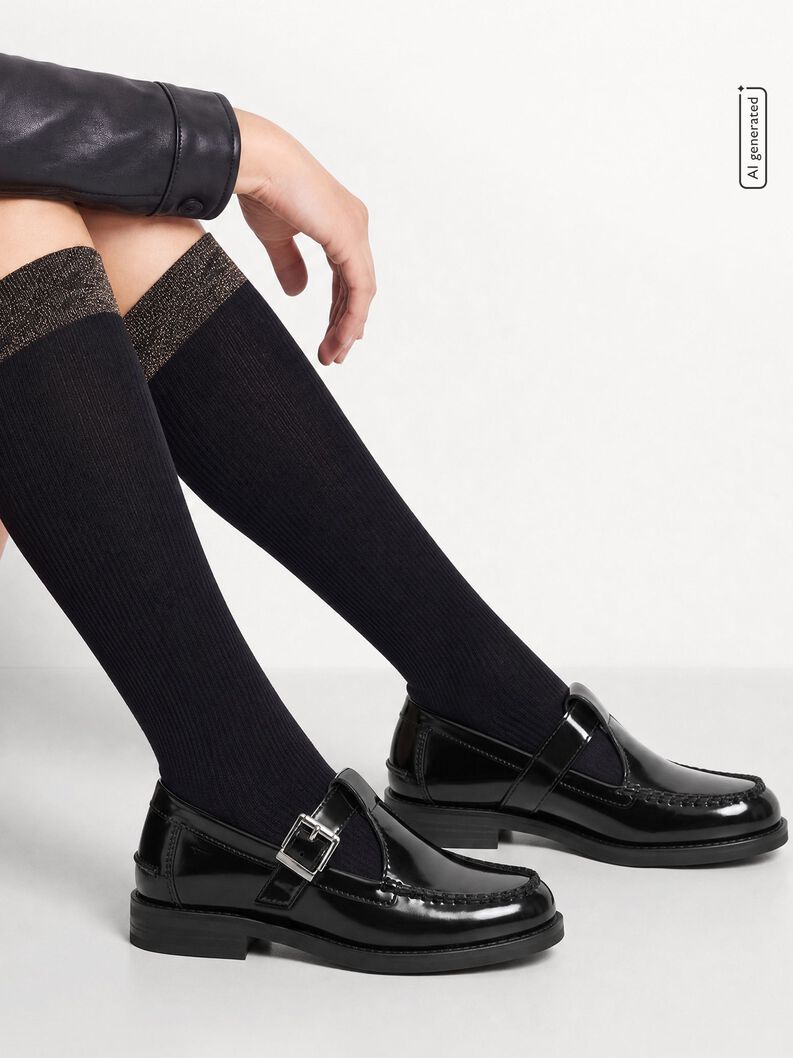 Slipper, BLACK, hi-res