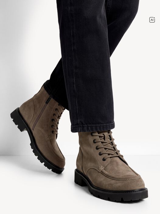 Enkellaarsje, TAUPE SUEDE, hi-res