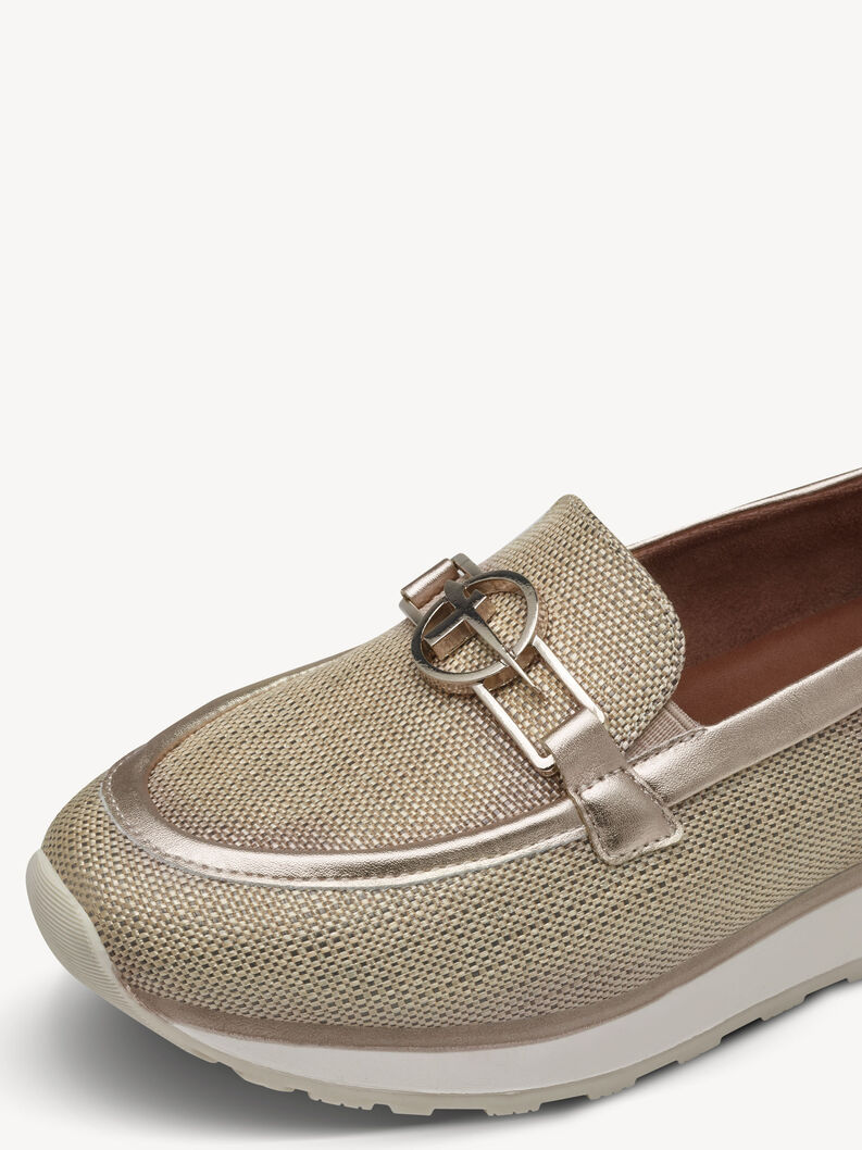 Παντόφλες - χρυσό, GOLD COMB, hi-res