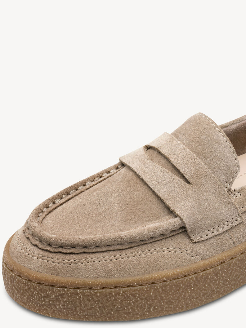 Ledersneaker - beige, TAUPE, hi-res