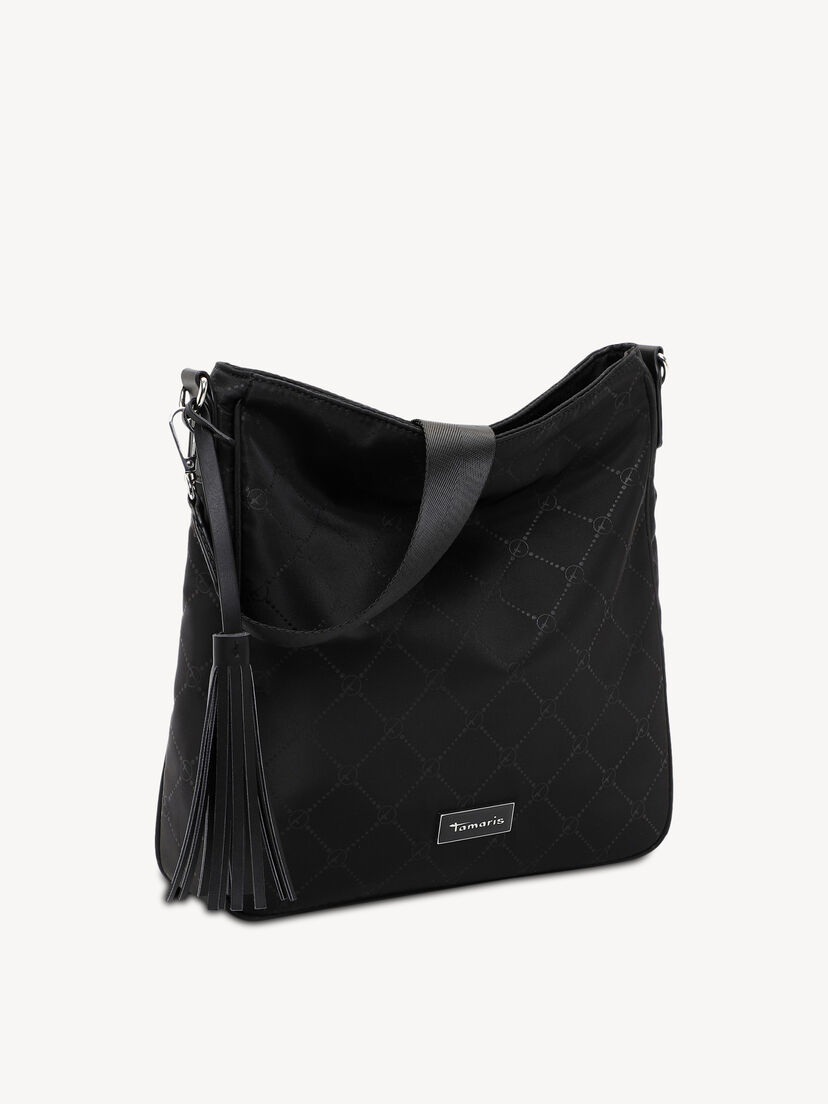 Schoudertas - zwart, black, hi-res