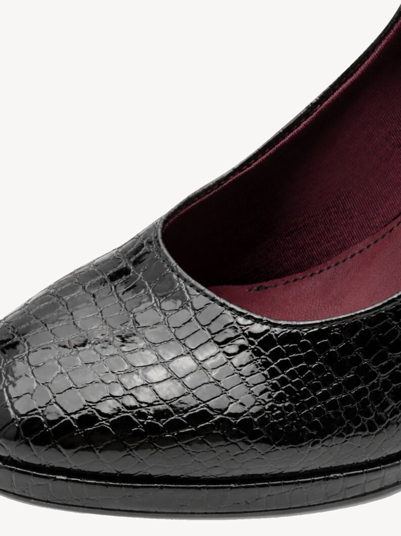 Escarpin, BLACK CROCO, hi-res