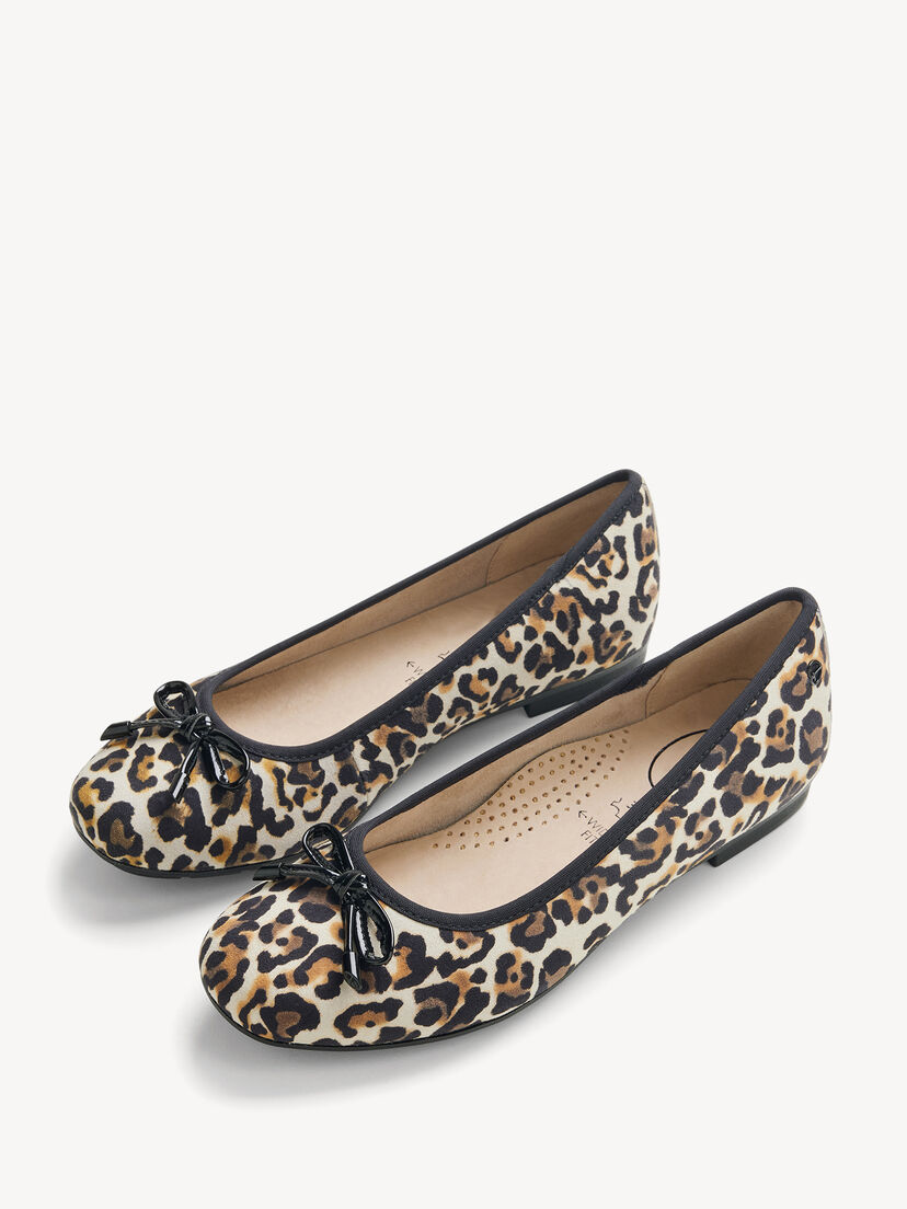 Leren Ballerina, LEOPARD, hi-res