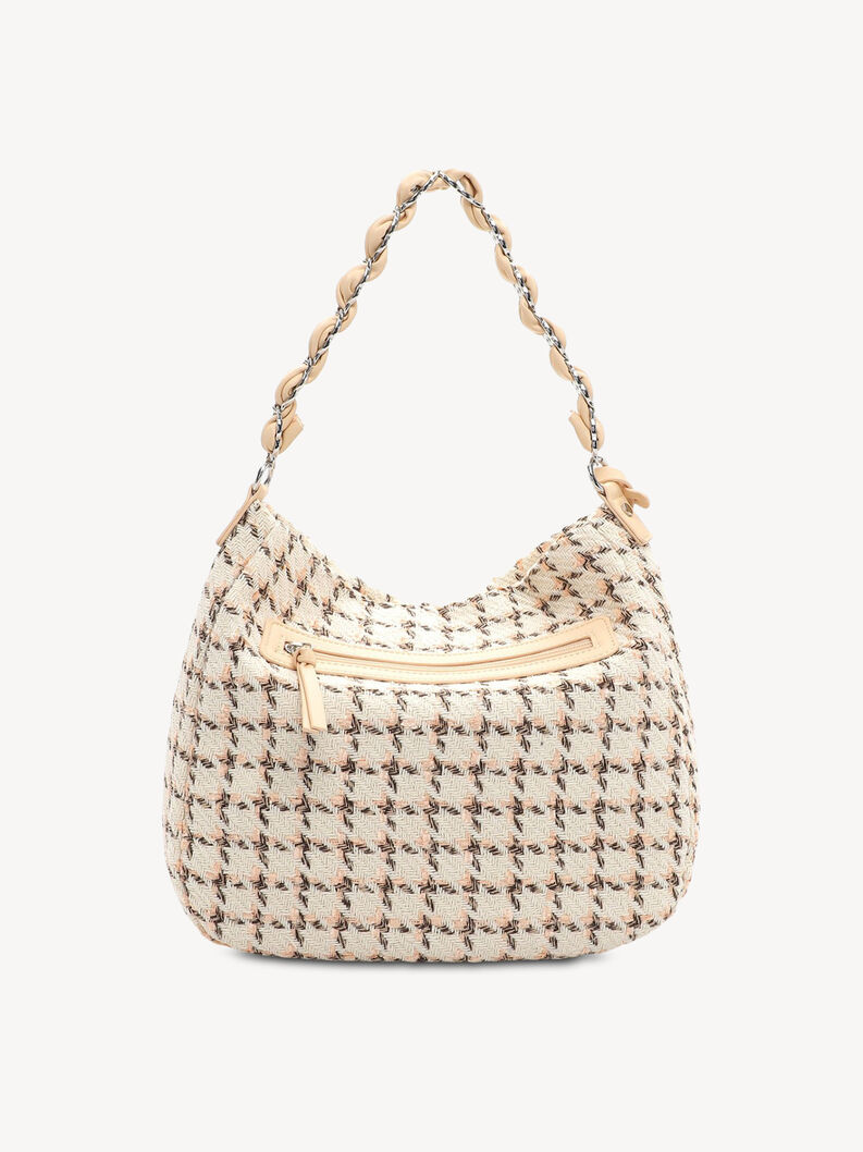 Handbag - beige, rose, hi-res