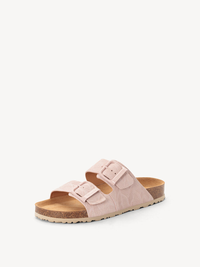 Leren Slipper - roze, LIGHT ROSE, hi-res