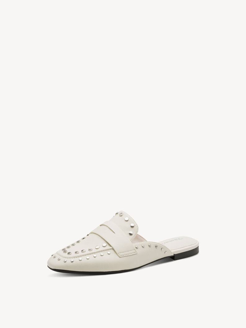 Sandale &agrave; talon - blanc, OFFWHITE, hi-res