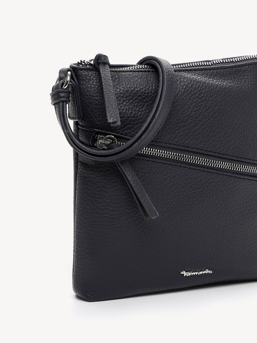 Schoudertas - wit, navy, hi-res