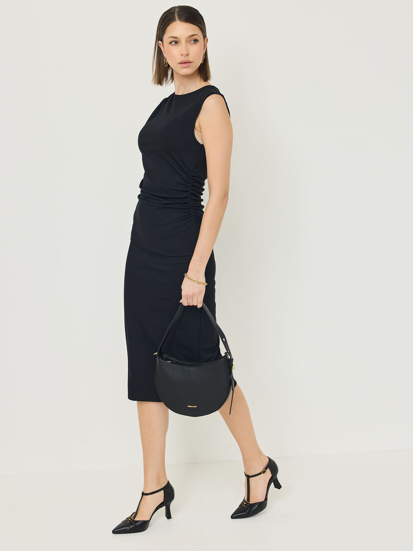 Leren Pumps - zwart, BLACK, hi-res