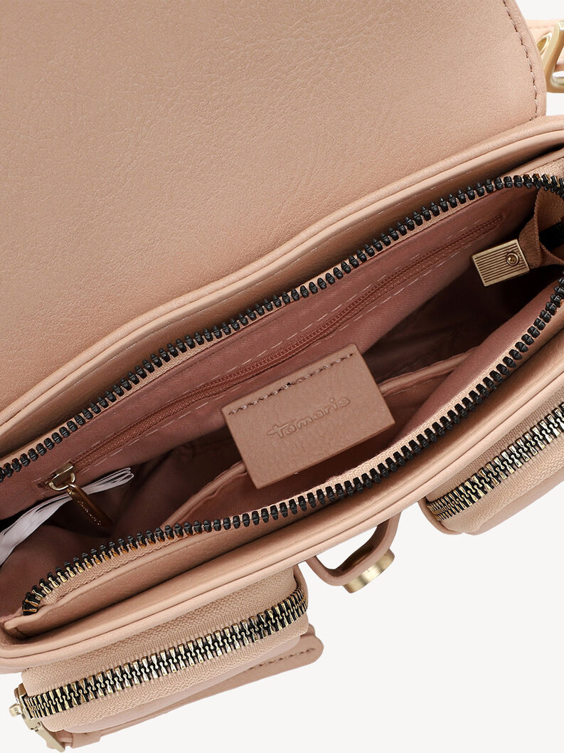 Πλαστικές τσάντες με λαβή - ροζ, pink salt, hi-res