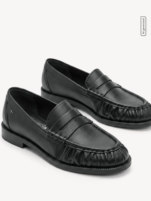 Instappers, BLACK LEATHER, hi-res