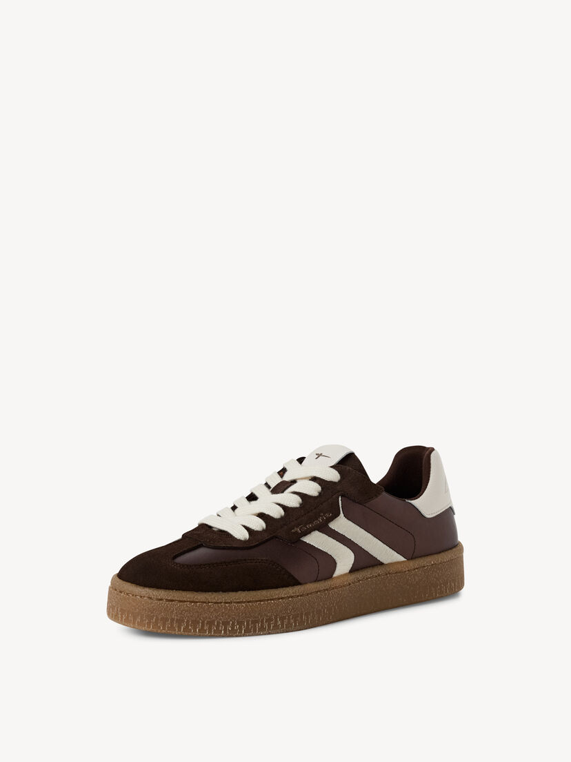 Leren Sneaker - bruin, BROWN METALLIC, hi-res