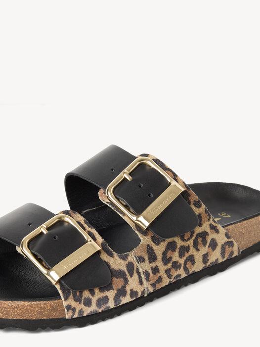 Slipper, BLACK/LEOPARD, hi-res