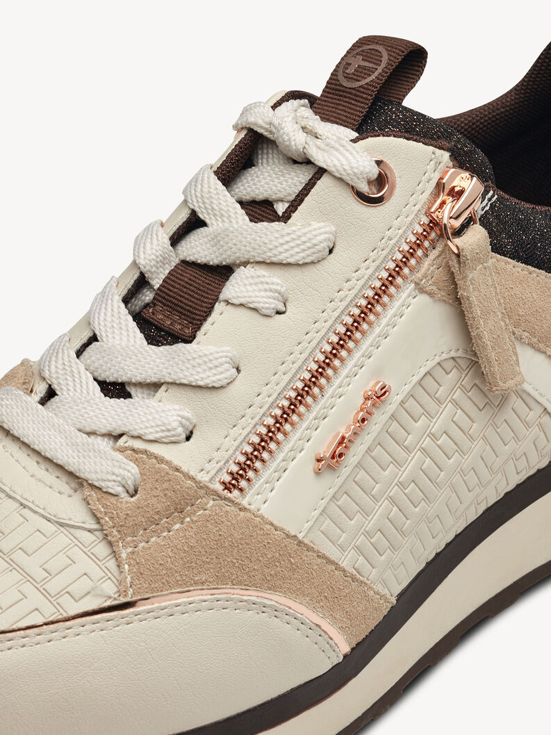 Kožen&eacute; Tenisky - hněd&aacute;, CHOCOLATE COMB, hi-res