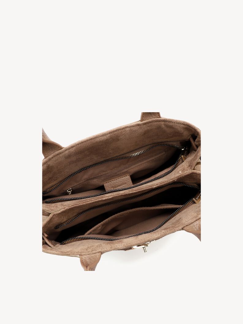 Shopping bag - beige, darktaupe, hi-res