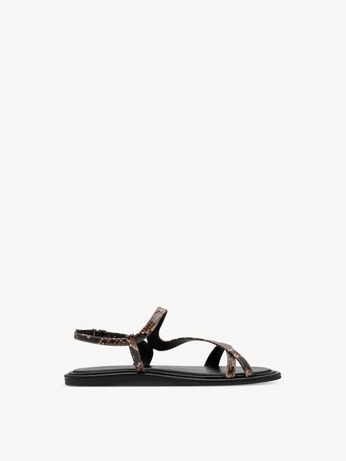 Sandal, BROWN SNAKE, hi-res