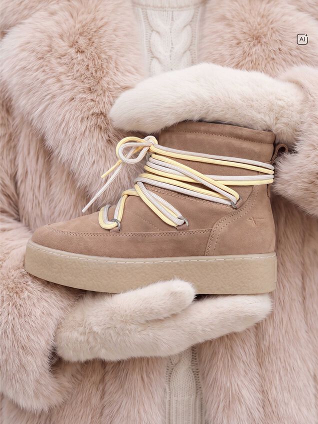 Bottine, beige, hi-res