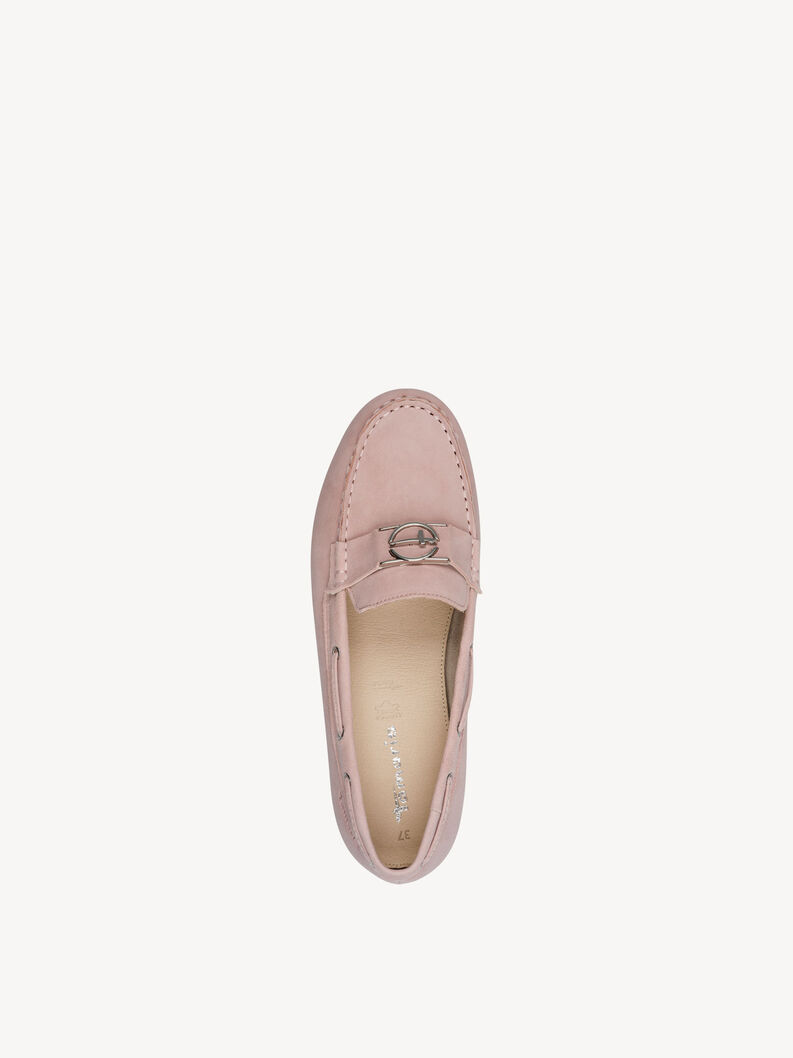 Ledermoccassin - rosa, ROSE, hi-res