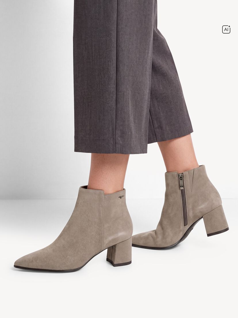 Enkellaarsje - beige, TAUPE, hi-res