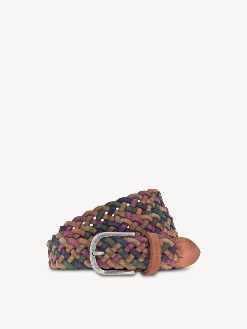 Ceinture en cuir - multicolore, diverse Farben, hi-res