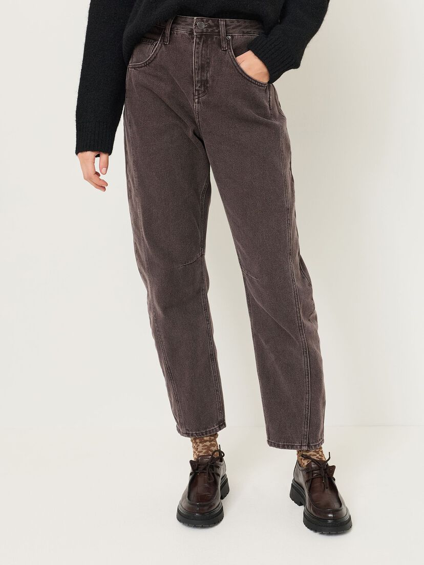 Jeans - bruin, Mid Brown, hi-res