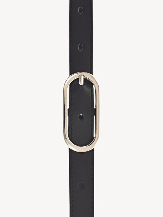 Leren riem, zwart, hi-res