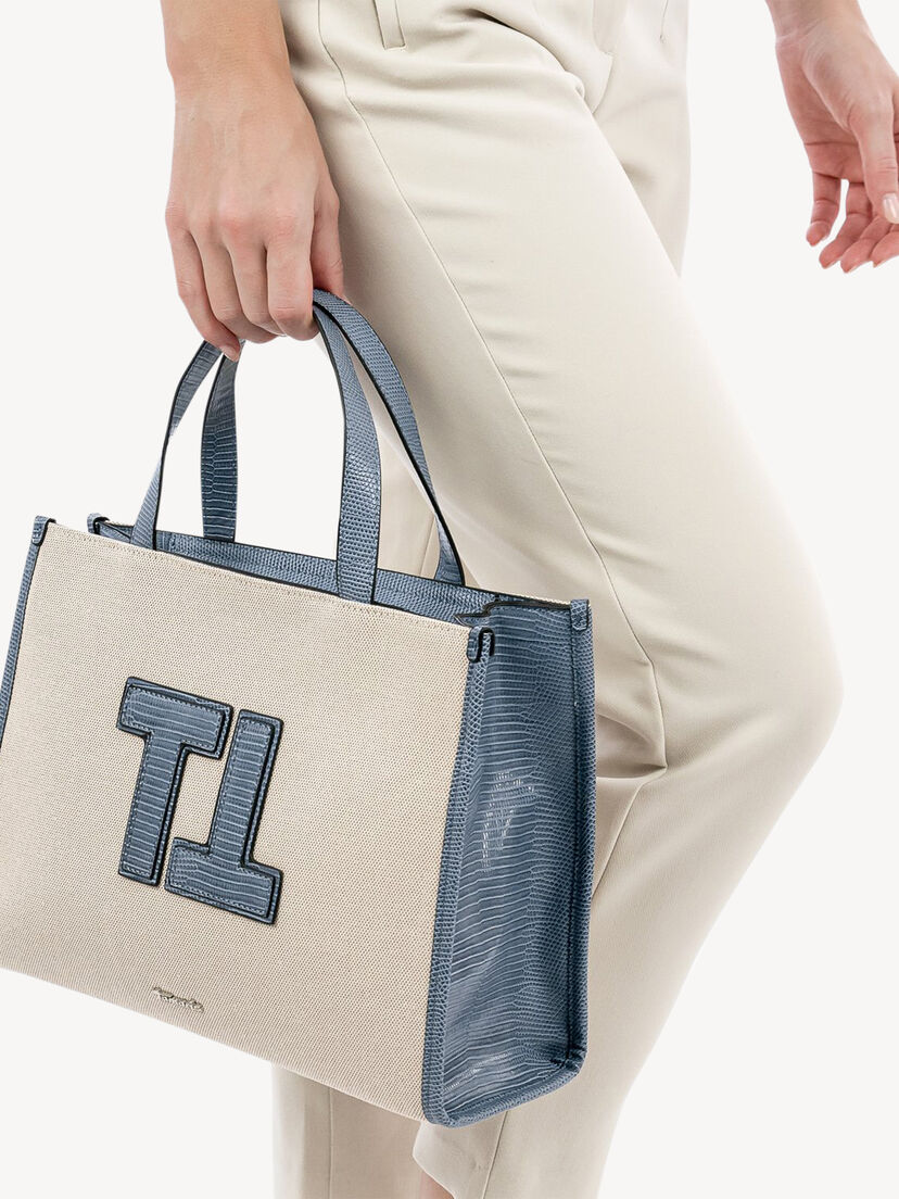 Shopper - blauw, denim, hi-res