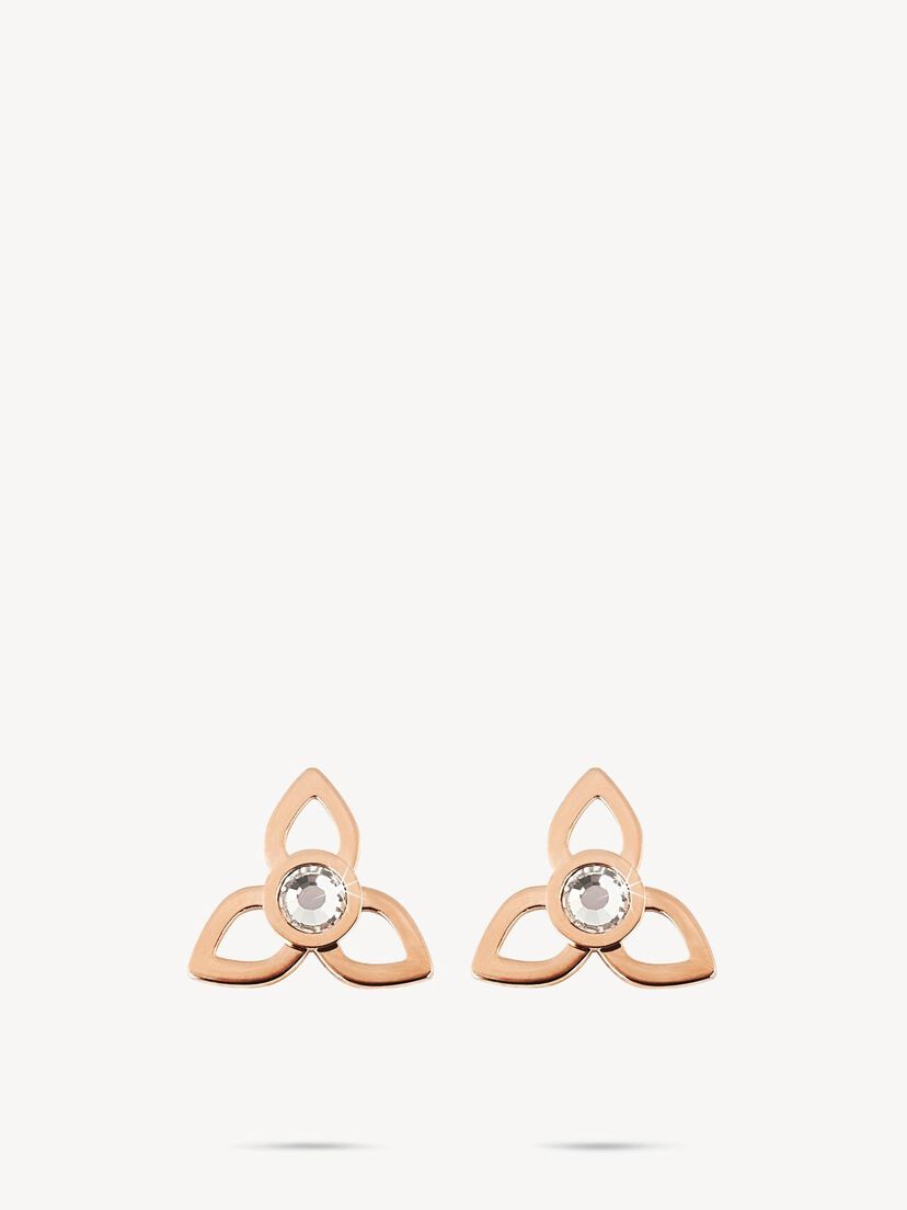 Oorringen, ros&eacute;gold, hi-res