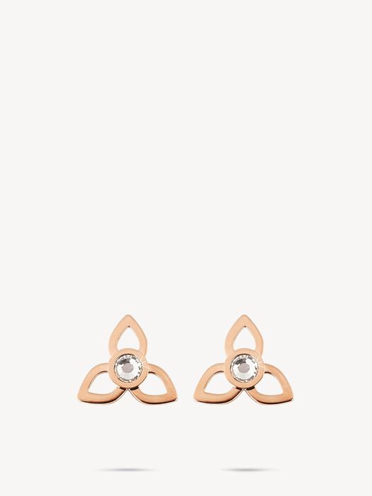 Oorringen, ros&eacute;gold, hi-res
