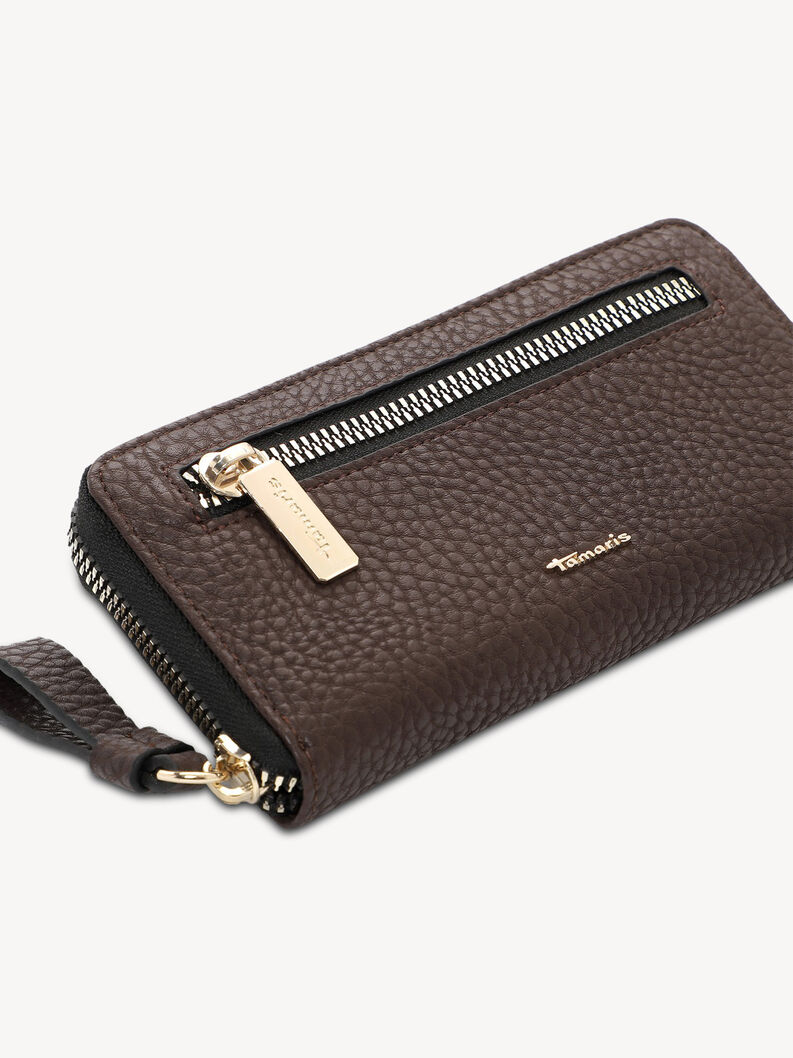 Portfel - brązowy, brown, hi-res