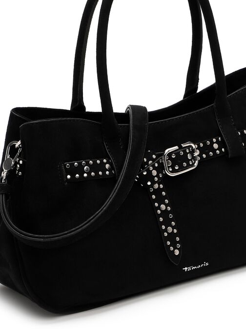 Shopping bag, black, hi-res
