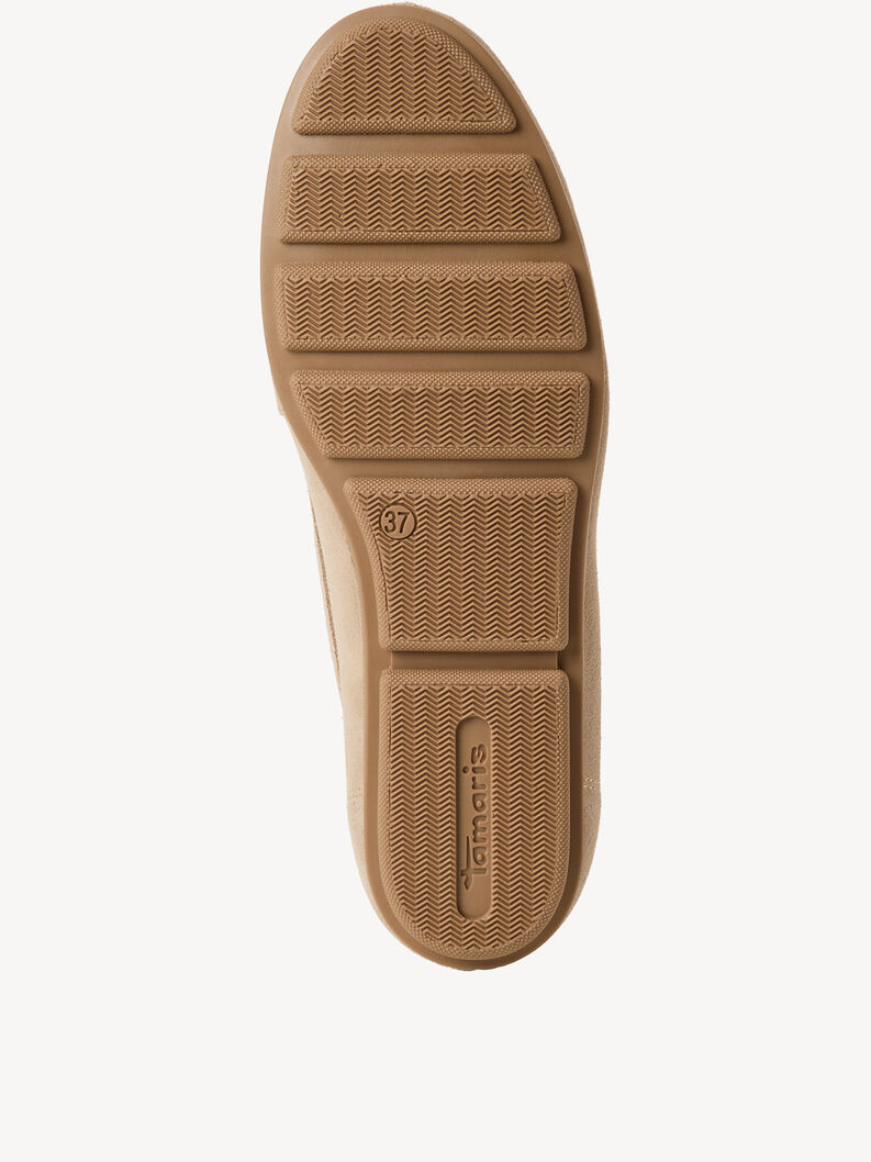 Lederslipper - beige, CREAM, hi-res