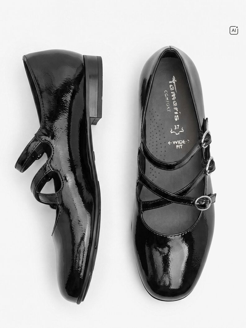 &Mu;&pi;&alpha;&lambda;&lambda;&alpha;&rho;ί&nu;&alpha; - &mu;&alpha;ύ&rho;&omicron;, BLACK PATENT, hi-res