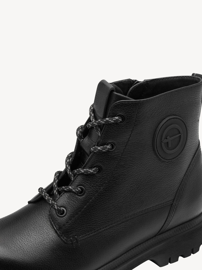 Bottine en cuir - noir, BLACK LEATHER, hi-res