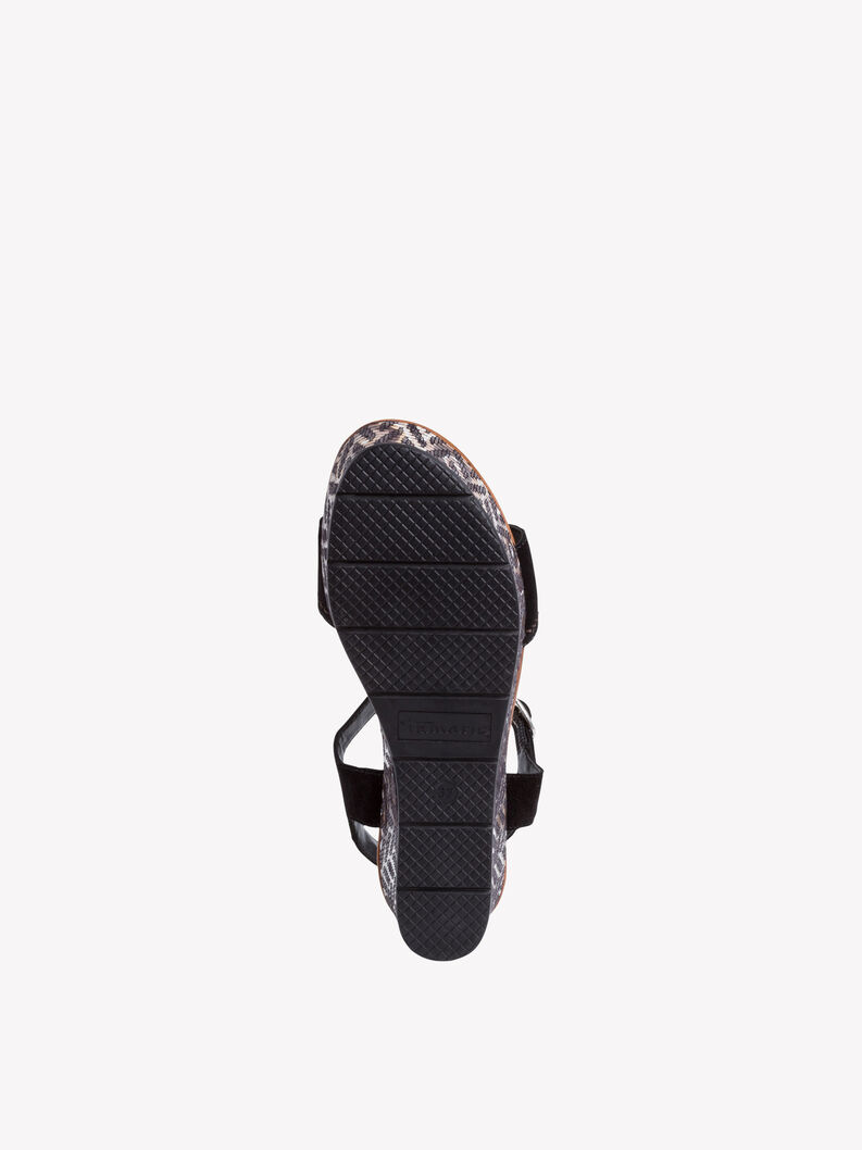veerboot spiegel Geld rubber Leather Heeled sandal 1-1-28013-24: Buy Tamaris Heeled sandals online!