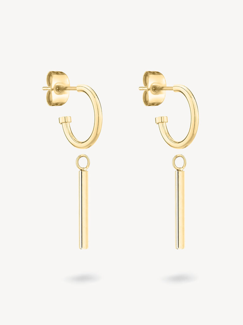 Creole earring - gold, gold, hi-res