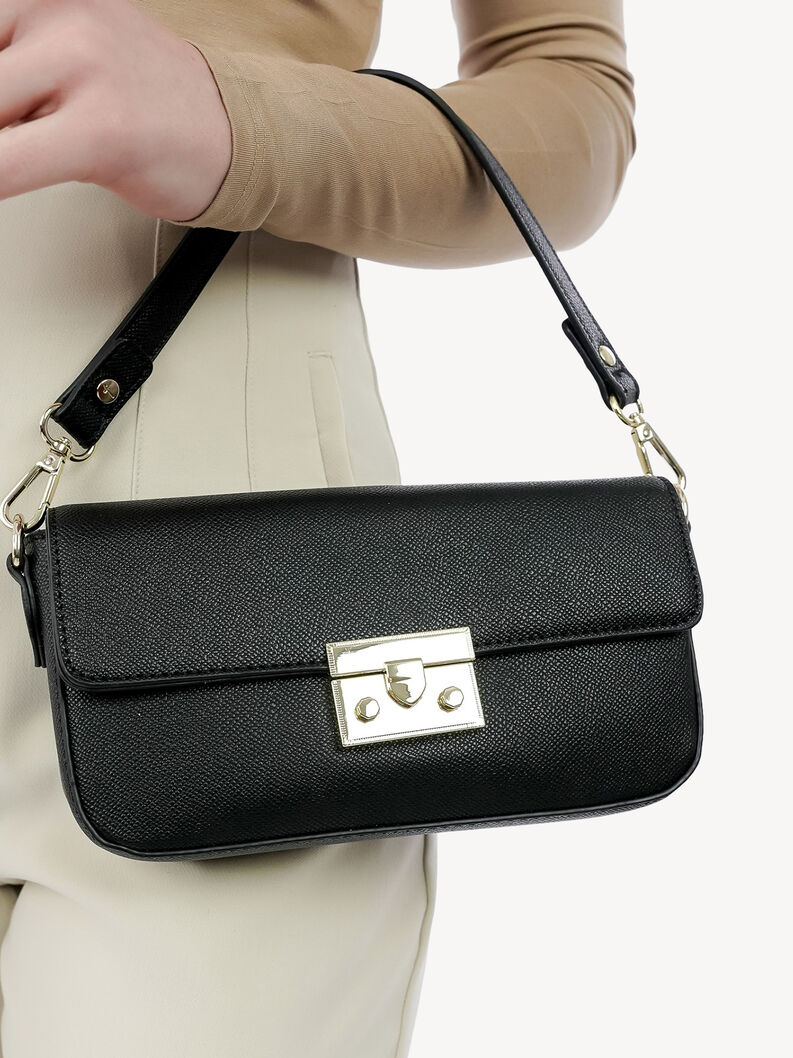 Skuldertaske - sort, black, hi-res