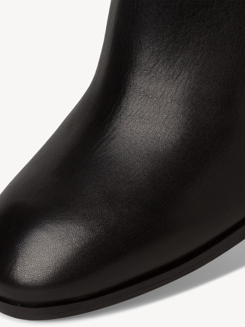 Bottine Chelsea en cuir - noir, BLACK, hi-res