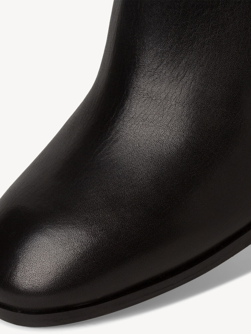 Leren Chelseaboot - zwart, BLACK, hi-res