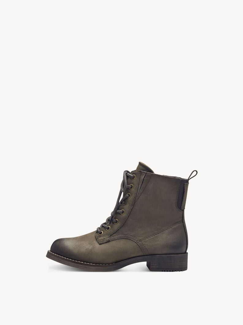 Stiefelette - grün, OLIVE NUBUC, hi-res