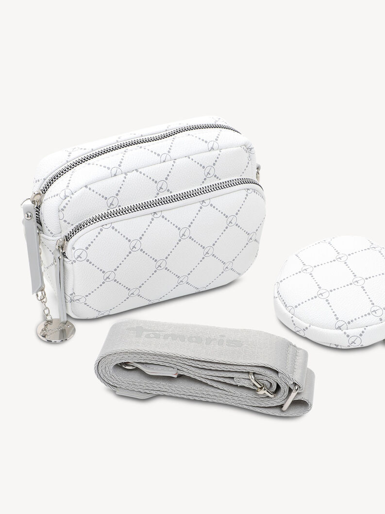 Sac &agrave; bandouli&egrave;re - blanc, white/grey, hi-res