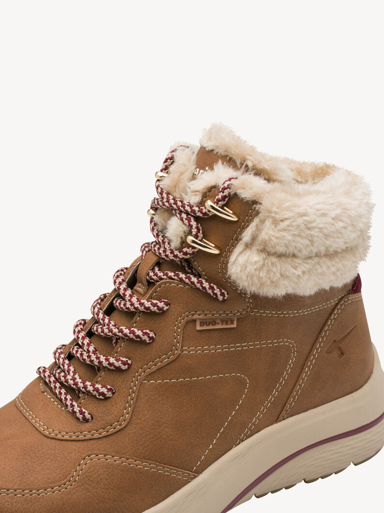 Bootie - brown warm lining, COGNAC, hi-res