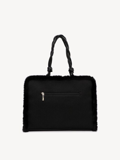 Shopping bag, black, hi-res