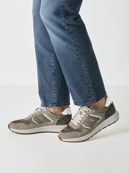 Sneaker, OLIVE COMB, hi-res