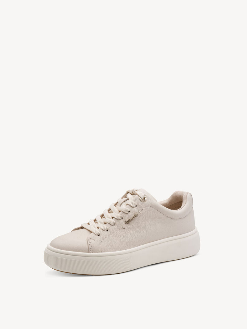 Ledersneaker - beige, IVORY LEATHER, hi-res