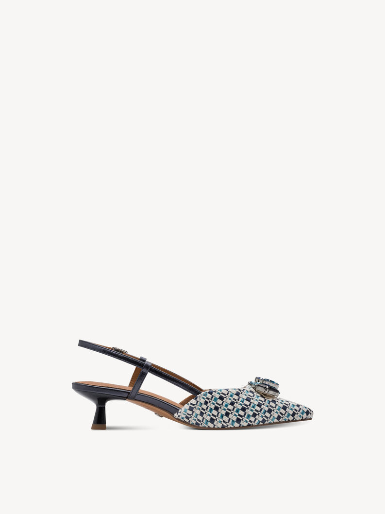 Slingpumps - blau, BLUE COMB, hi-res