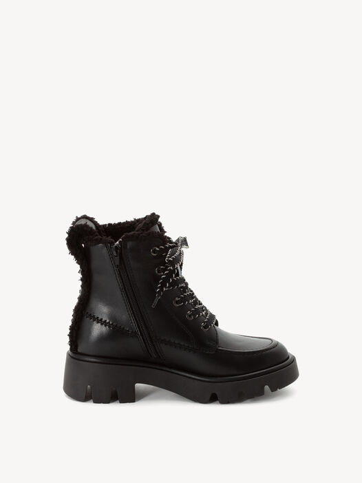 Enkellaarsje, BLACK LEATHER, hi-res