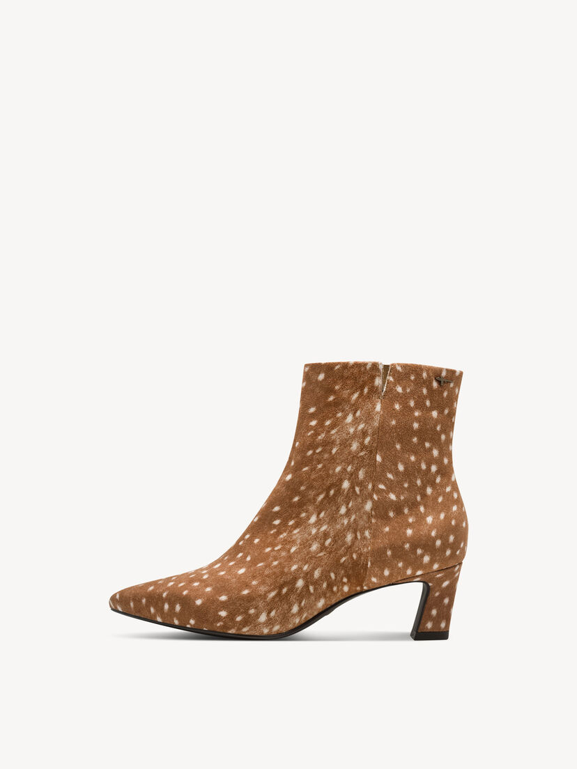 Enkellaarsje - bruin, BROWN STRUCT., hi-res