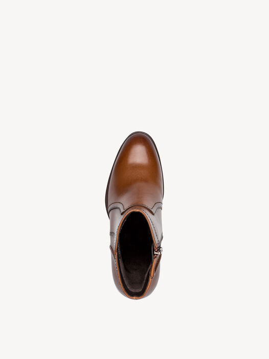 Enkellaarsje, COGNAC LEATHER, hi-res