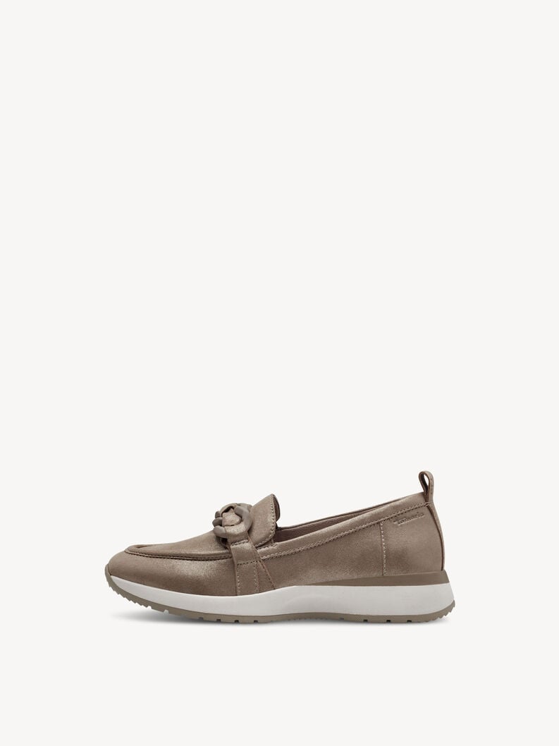 Ledersneaker - beige, TAUPE, hi-res